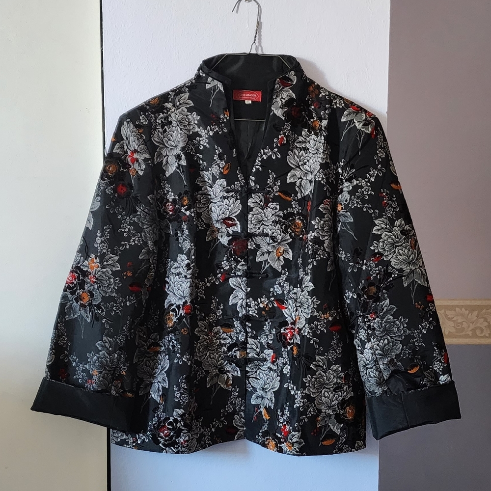 Chinese long sleeves blouse